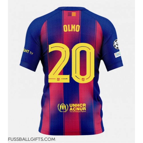 Barcelona Dani Olmo #20 Fußballbekleidung Heimtrikot 2025-26 Kurzarm